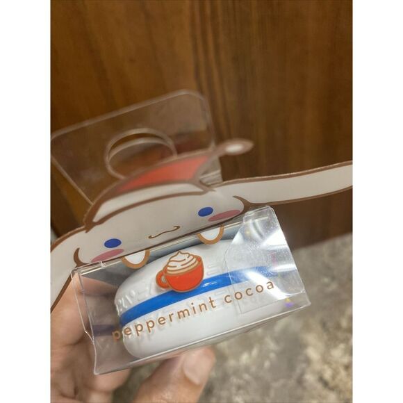 The Creme Shop Hello Kitty Macaron Lip Balm 0.26oz Cinnamoroll Peppermint Cocoa - Picture 2 of 6